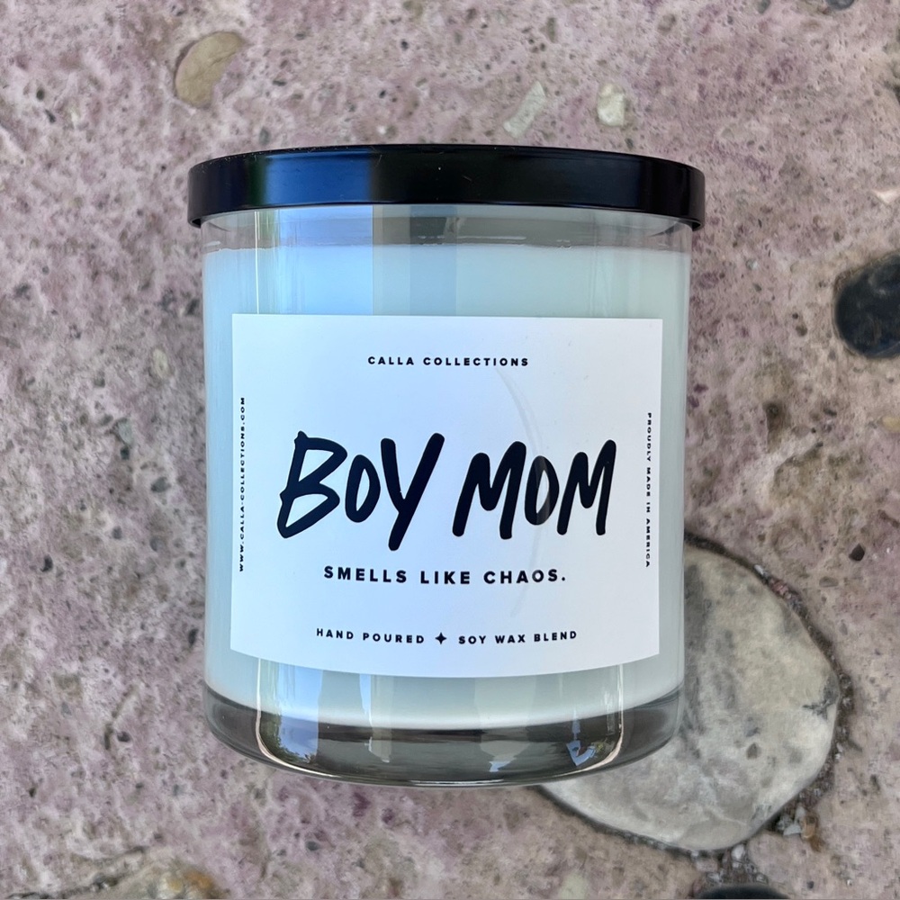 Boy Mom Candle - Baby Blue